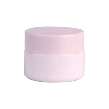 Eco-friendly unique 20g cream cosmetic container round glass cream jar white porcelain jar for skincare